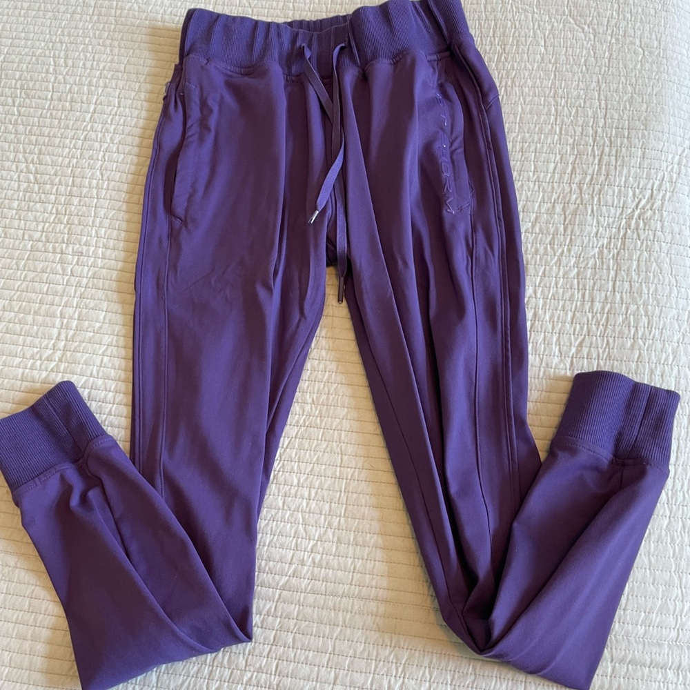 Purple joggers